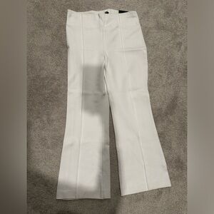 Express kick flare columnist pants - white